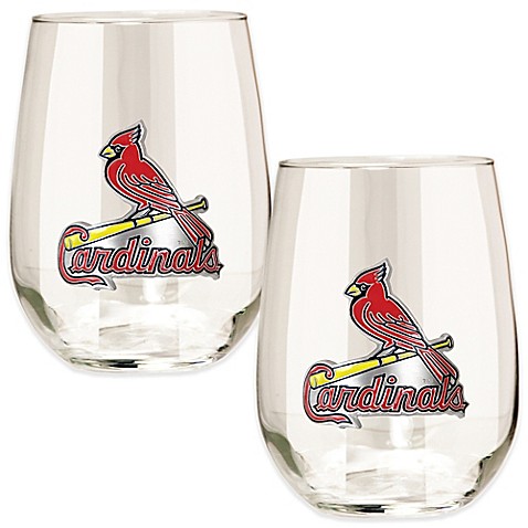 MLB St. Louis Cardinals Stemless Wine Glass (Set of 2) - www.bagssaleusa.com/louis-vuitton/