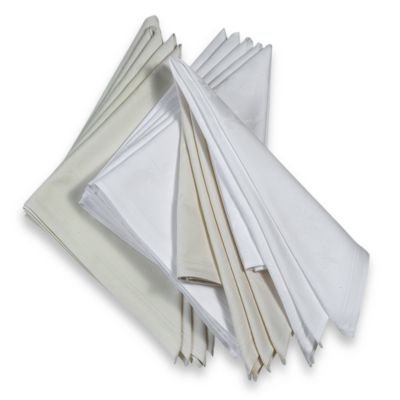 set napkins arlington ivory cotton