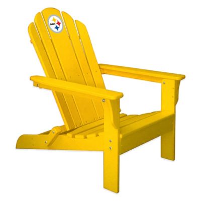 Buy NFL Pittsburgh Steelers Adirondack Chair in Yellow from Bed Bath 