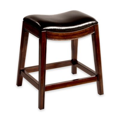 backless inch kenton stool counter wood espresso