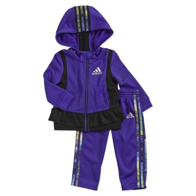 women's purple adidas tracksuit