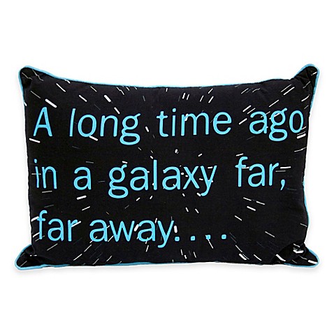 Star Wars Classic Sayings Oblong Throw Pillow - buybuy BABY