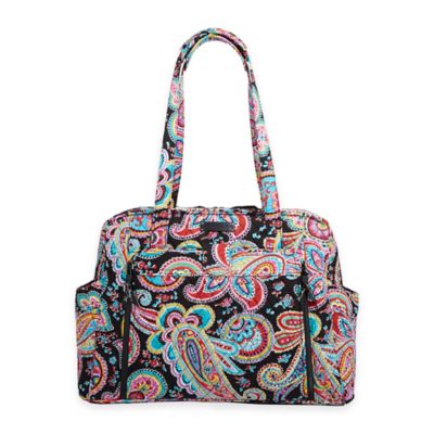 Vera BradleyÂ® Stroll Around Parisian Paisley Baby Bag in Black ...