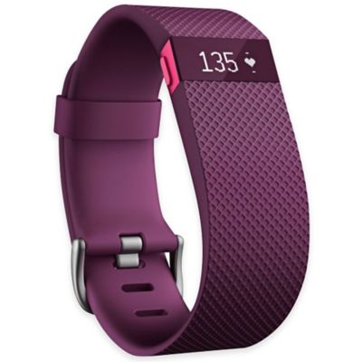 Fitbit Charge HR Wireless Heart Rate And Activity Wristband In Plum ...