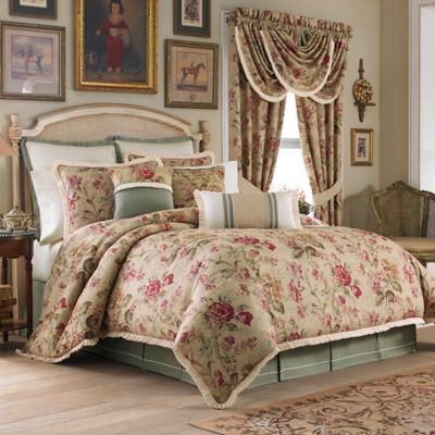 croscill rose comforter cottage bed bedbathandbeyond fashions beddingsuperstore alt beyond