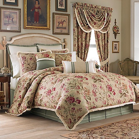 comforter croscill rose cottage floral queen pink bedding sets king bed bedbathandbeyond bedroom tan fashions amazon alt beddingsuperstore unavailable color