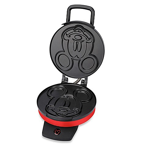Disney® Classic Mickey Mouse Waffle Maker in Red