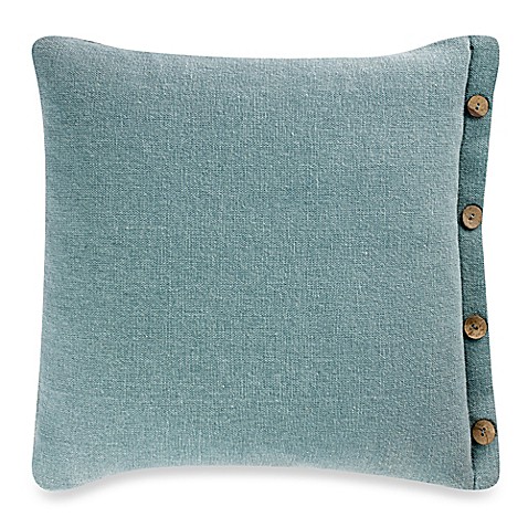 Buy Hanne 20-Inch Square Throw Pillow in Aqua from Bed Bath & Beyond