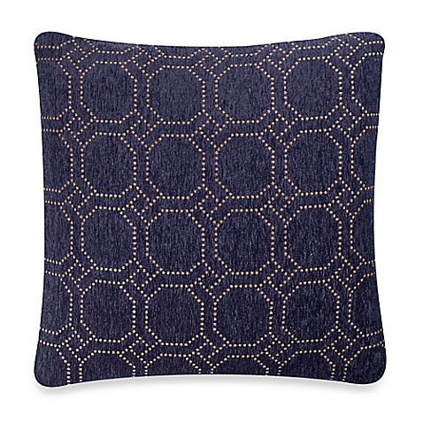 Buy Damien 20-Inch Square Throw Pillow in Indigo from Bed Bath & Beyond