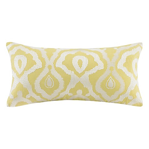 Echo Design Indira Oblong Throw Pillow in Yellow - Bed Bath & Beyond