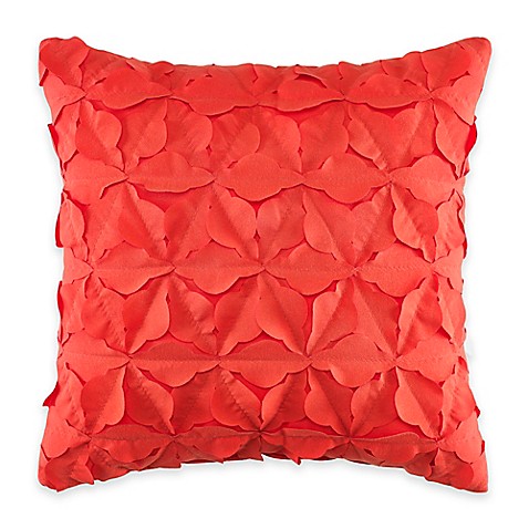Buy Teen Vogue Dots and Dashes Ruffle Square Throw Pillow from Bed Bath & Beyond