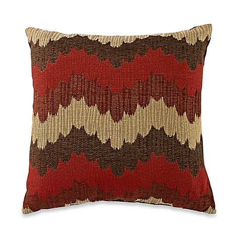 Slater Square Throw Pillow in Red - Bed Bath & Beyond