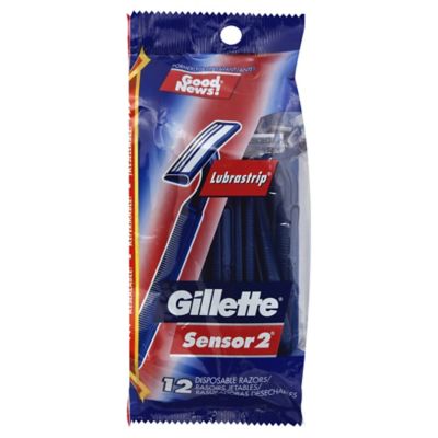 gillette disposable razors sensor count good