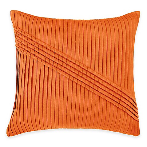 Rizzy Home Pleated Pattern Square Throw Pillow - www.BedBathandBeyond.com