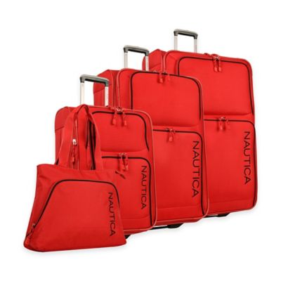 nautica red luggage