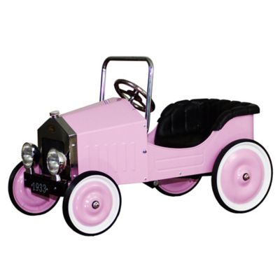 dexton deluxe pink roadster pedal car