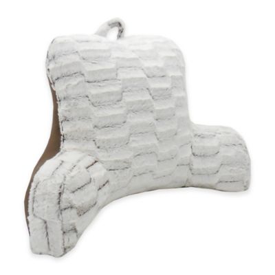 cut plush bed rest pillow