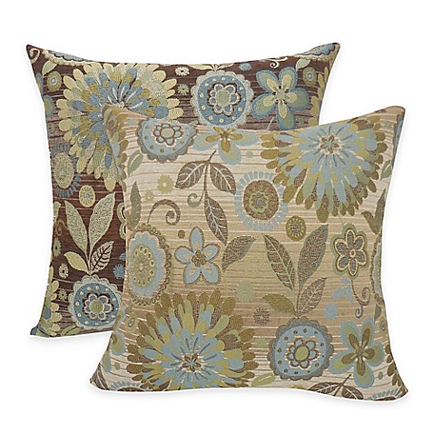 Arlee Home Fashions Rosita Woven Jacquard Square Throw Pillow (Set of 2) - Bed Bath & Beyond