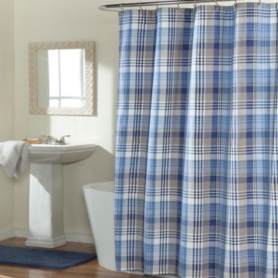 m.style Mad About Plaid Shower Curtain - Bed Bath & Beyond