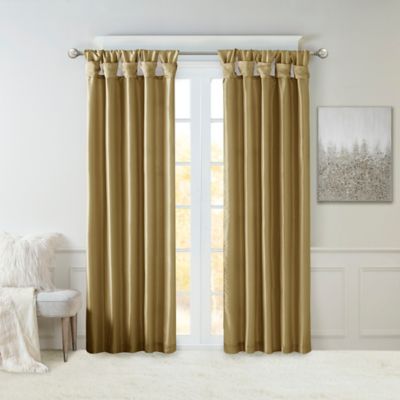 Madison park emilia twist tab window curtain panel - bedbathandbeyond.com.