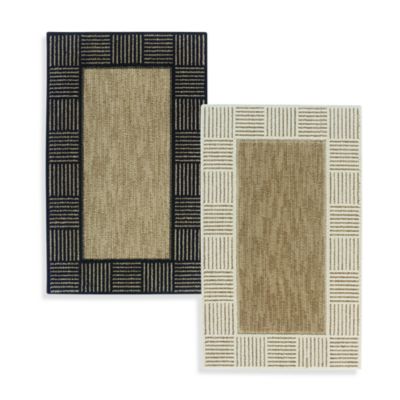 Horizon Block Border Accent Rugs