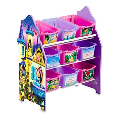 disney princess 9 bin toy organizer