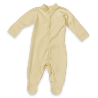 i play.&reg; 100% Organic Cotton Knit Footie in Cream - Small