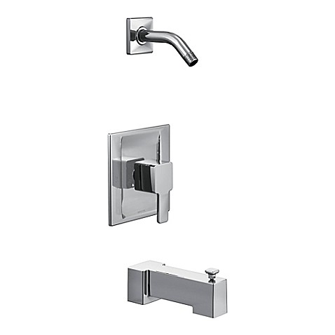 Moen? 90-Degree 1-Handle Wall Mount Bathroom Tub and Shower Faucets ...
