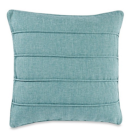 Pampas Pale 20-Inch Square Throw Pillow in Turquoise - Bed Bath & Beyond