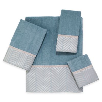 Avanti Interlace Bath Towel Collection - Bed Bath & Beyond