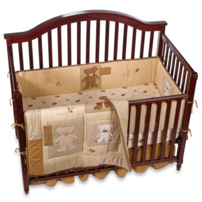 teddy bear crib set