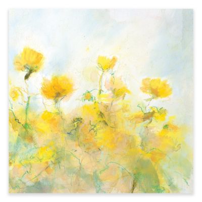 Yellow Flowers Canvas Wall Art - Bed Bath & Beyond