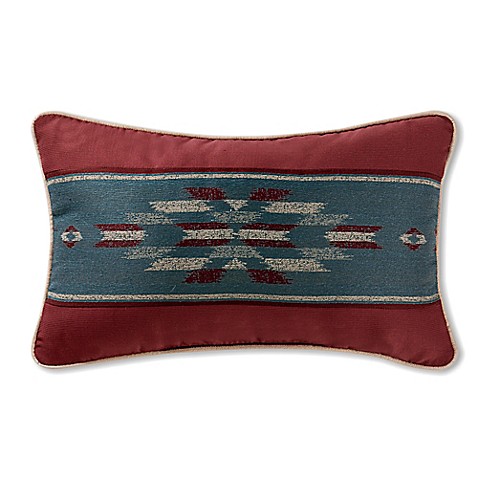 Buy Remington Lodge Cabot Oblong Throw Pillow in Red from Bed Bath & Beyond