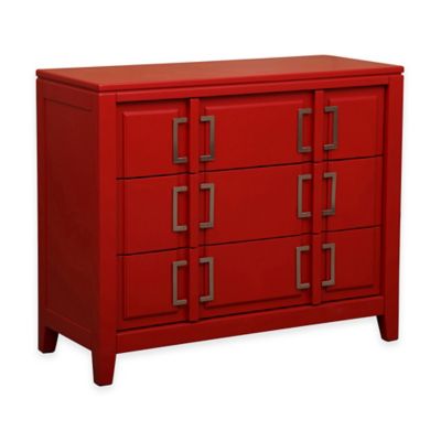 Pulaski Isaiah Metal 3-Drawer Accent Cabinet - www.BedBathandBeyond.com