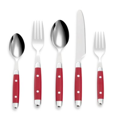 Cambridge® Silversmiths Jubilee Red 20-Piece Flatware Set - Bed Bath