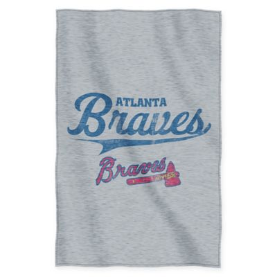 Buy MLB Atlanta Braves Woven Jacquard Baby Blanket/Throw ...