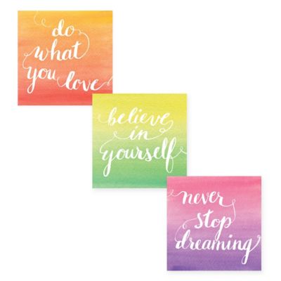 Motivational Message Canvas Wall Art - Bed Bath & Beyond