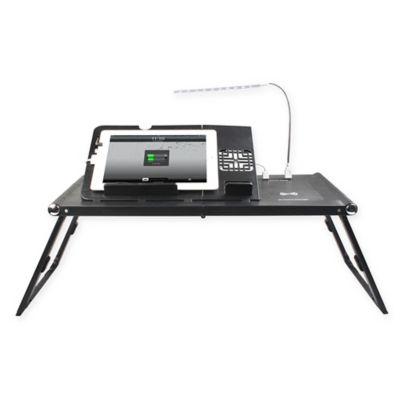 iCharge Bed Table in Black