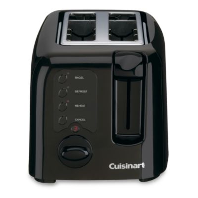 Cuisinart® Compact Black 2-Slice Toaster - Bed Bath & Beyond