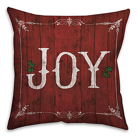 Buy Rustic Joy 18-Inch Square Throw Pillow from Bed Bath & Beyond
