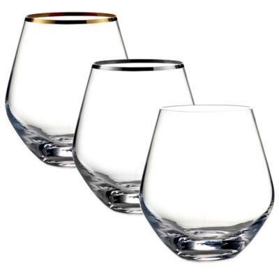 bed bath beyond stemless wine glasses