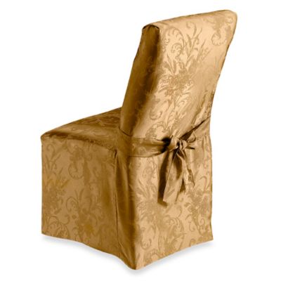 Autumn Splendor Gold Dining Room Chair Cover - Bed Bath & Beyond