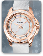 White Bulova Watch