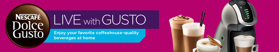 Live With Gusto: Enjoy your favorite coffeehouse-quality beverages at home