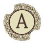 Pack of Two (2) Monogram Carsters™ Coasters for Your Car