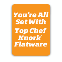 You're All Set With Top Chef Knork Flatware
