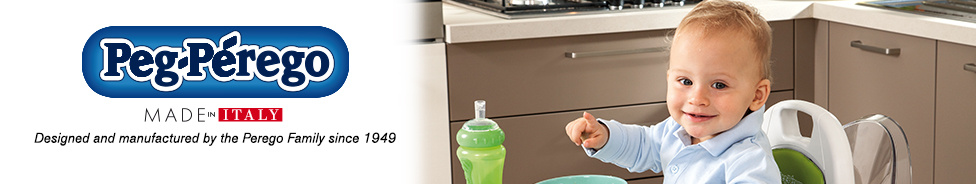 Peg-Perego Made in Italy, Designed and manufactured by the Perego Family since 1949