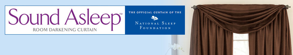 Sound Asleep: Room Darkening Curtain