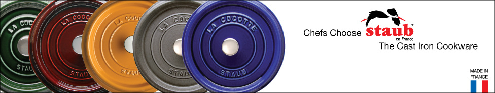 Chefs Choose Staub. The Cast Iron Cookware.