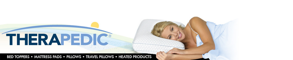 Therapedic Bed Toppers, Mattress Pads, Pillows, Travel Pillows, Heated Products